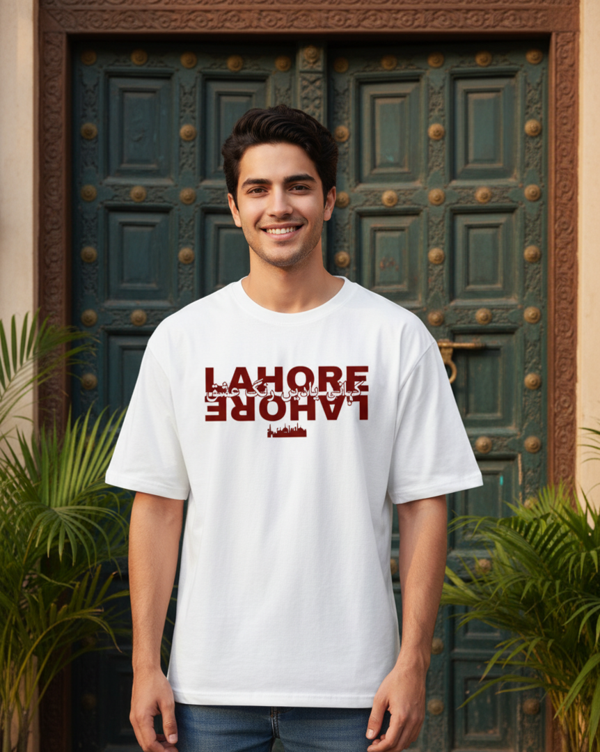 Lahore Oversized T-Shirt Drop Shoulder
